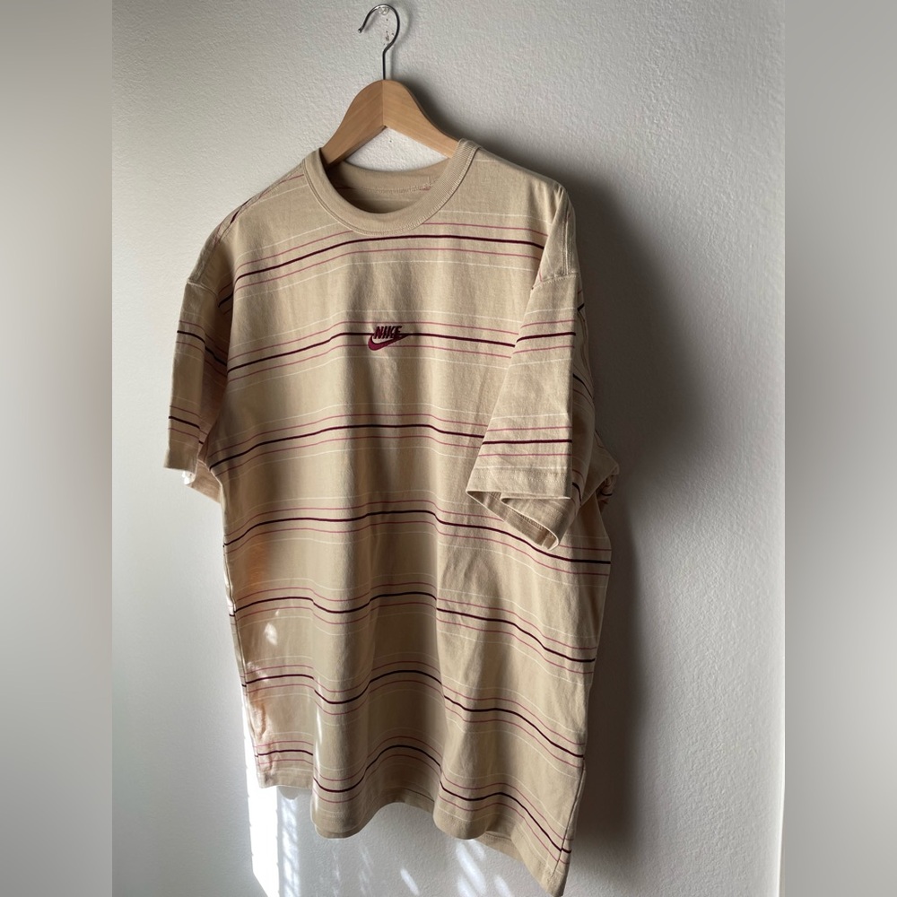 Nike loose fit striped t-shirt